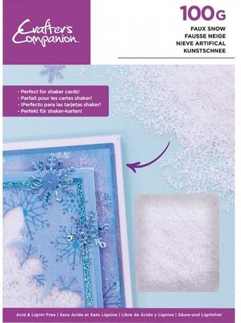 Crafter's Companion Faux Snow 100g (CC-FSNOW) (OUTLET) Crafter's Companion Faux Snow 100g (CC-FSNOW) (OUTLET)