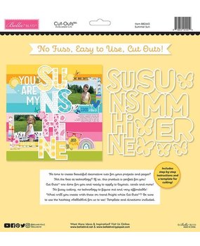 Bella BLVD Summer Sun 12x12 Inch Cut Outs (BB2443) (OUTLET)