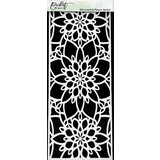 Picket Fence Studios Slim Line Cut Flower 4x10 Inch Stencil (SC-237) (OUTLET)