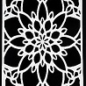 Picket Fence Studios Slim Line Cut Flower 4x10 Inch Stencil (SC-237) (OUTLET)
