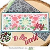 Picket Fence Studios Slim Line Cut Flower 4x10 Inch Stencil (SC-237) (OUTLET)