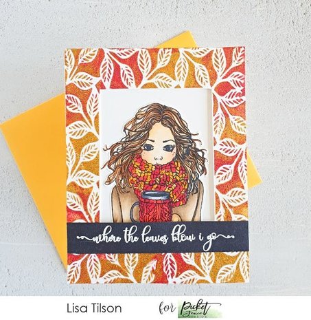 Picket Fence Studios Framed Leaves 6x6 Inch Stencil (SC-246) (OUTLET) Picket Fence Studios Framed Leaves 6x6 Inch Stencil (SC-246) (OUTLET)