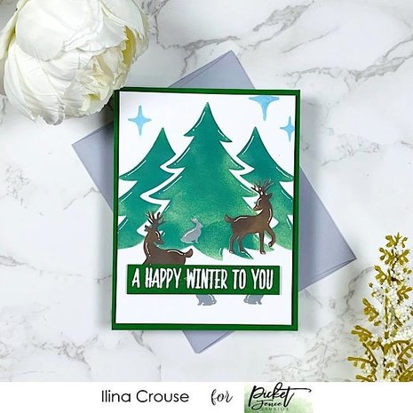 Picket Fence Studios A Winter Scene 6x6 Inch Stencil (SC-255) (OUTLET) Picket Fence Studios A Winter Scene 6x6 Inch Stencil (SC-255) (OUTLET)