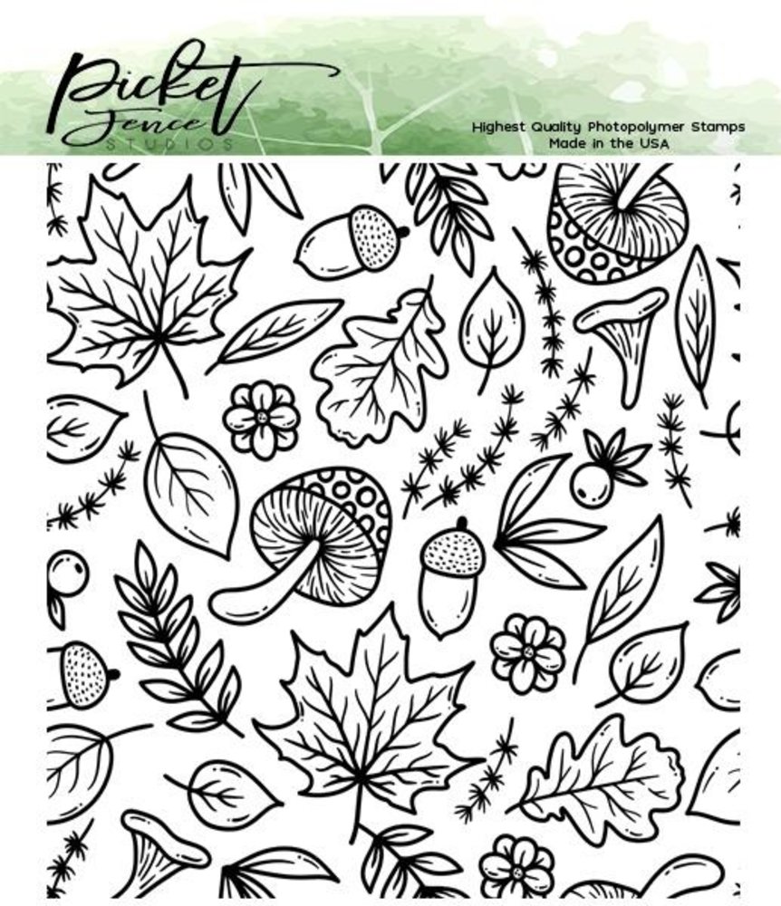 Picket Fence Studios A Medley of Fall Collage 4x4 Inch Clear Stamps (BB-167) (OUTLET) Picket Fence Studios A Medley of Fall Collage 4x4 Inch Clear Stamps (BB-167) (OUTLET)