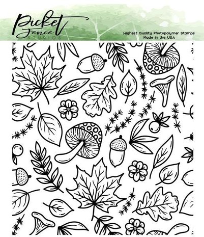 Picket Fence Studios A Medley of Fall Collage 4x4 Inch Clear Stamps (BB-167) (OUTLET) Picket Fence Studios A Medley of Fall Collage 4x4 Inch Clear Stamps (BB-167) (OUTLET)
