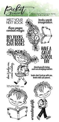 Picket Fence Studios Your Next Book Dear 4x8 Inch Clear Stamps (D-105) (OUTLET) Picket Fence Studios Your Next Book Dear 4x8 Inch Clear Stamps (D-105) (OUTLET)