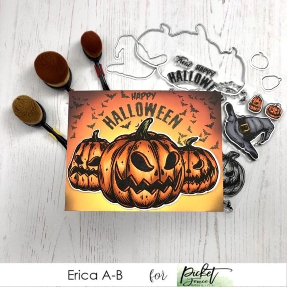 Picket Fence Studios Triple Trouble 6x6 Inch Dies (H-115D) (OUTLET)