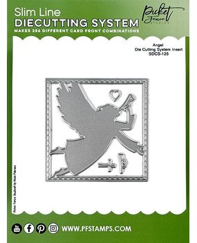 Picket Fence Studios Angel Slim Line 4x4 Inch Die Cutting System Insert (SDCS-125) (OUTLET) Picket Fence Studios Angel Slim Line 4x4 Inch Die Cutting System Insert (SDCS-125) (OUTLET)