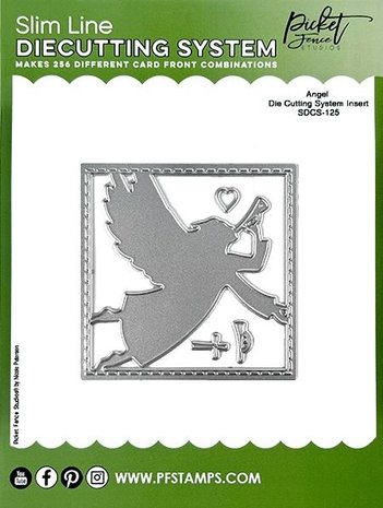 Picket Fence Studios Angel Slim Line 4x4 Inch Die Cutting System Insert (SDCS-125) (OUTLET) Picket Fence Studios Angel Slim Line 4x4 Inch Die Cutting System Insert (SDCS-125) (OUTLET)