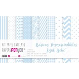 Papers For You Basicos Imprescindibles Azul Bebe Canvas Scrap Pack (10 pcs) (PFY-3940) (DISCONTINUED)