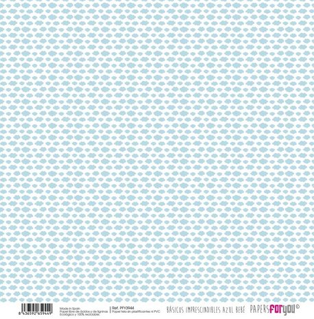 Papers For You Basicos Imprescindibles Azul Bebe Canvas Scrap Pack (10 pcs) (PFY-3940) (DISCONTINUED)