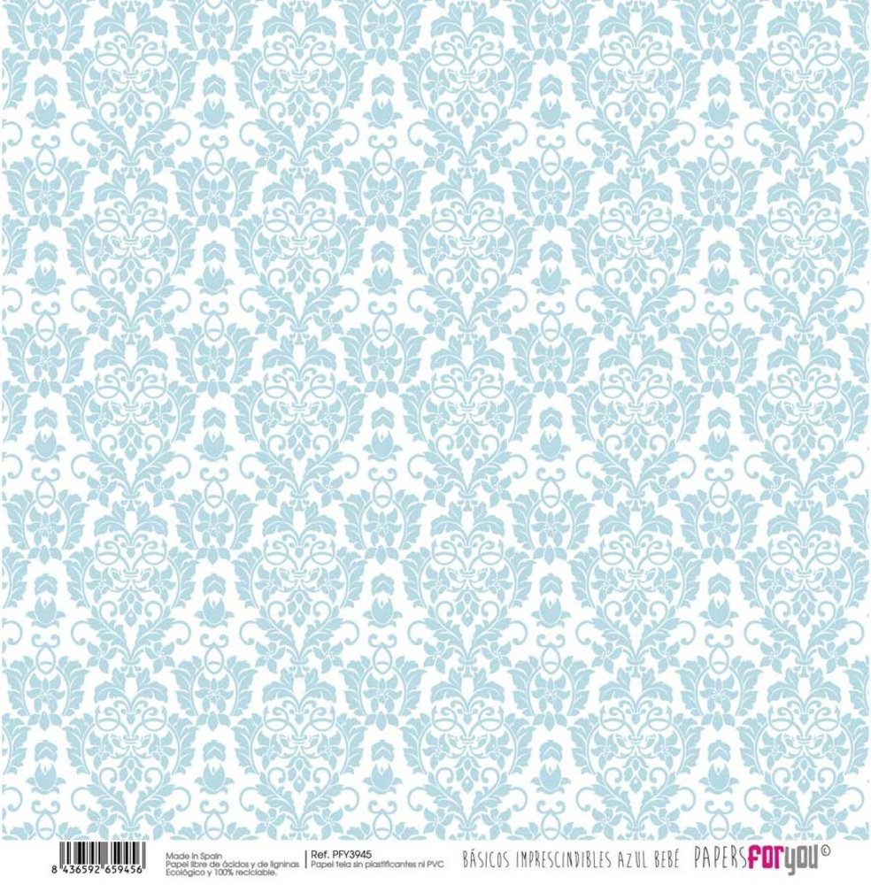 Papers For You Basicos Imprescindibles Azul Bebe Canvas Scrap Pack (10 pcs) (PFY-3940) (DISCONTINUED)