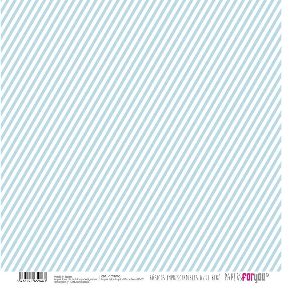 Papers For You Basicos Imprescindibles Azul Bebe Canvas Scrap Pack (10 pcs) (PFY-3940) (DISCONTINUED)