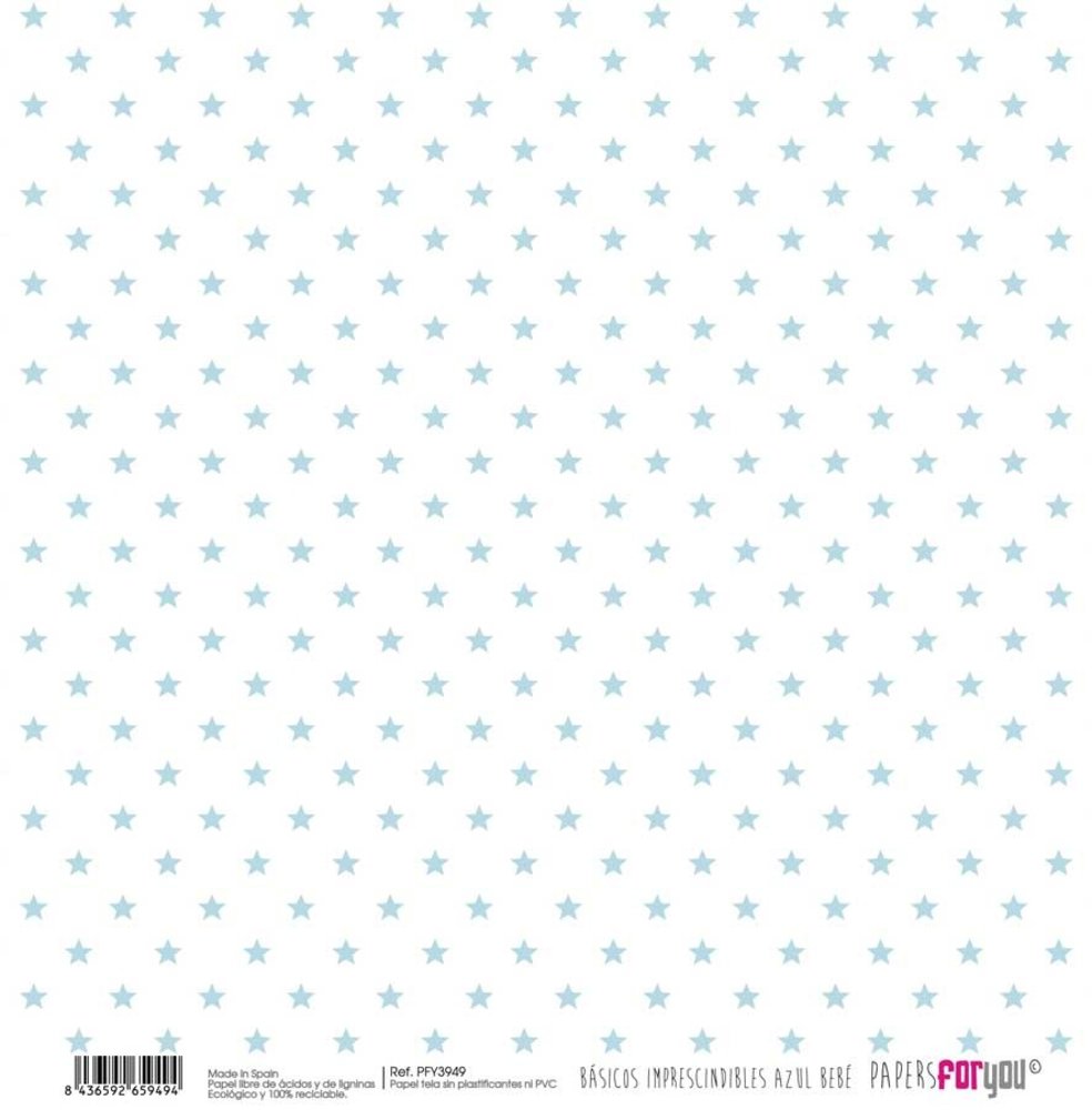Papers For You Basicos Imprescindibles Azul Bebe Canvas Scrap Pack (10 pcs) (PFY-3940) (DISCONTINUED)