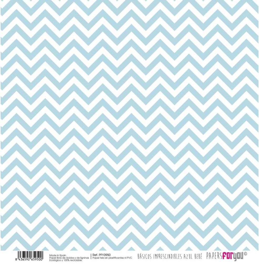 Papers For You Basicos Imprescindibles Azul Bebe Canvas Scrap Pack (10 pcs) (PFY-3940) (DISCONTINUED)