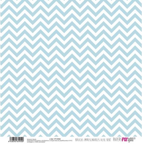 Papers For You Basicos Imprescindibles Azul Bebe Canvas Scrap Pack (10 pcs) (PFY-3940) (DISCONTINUED)