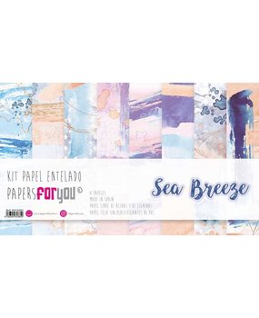 Papers For You Sea Breeze Canvas Scrap Pack (8pcs) (PFY-3385) (DISCONTINUED)