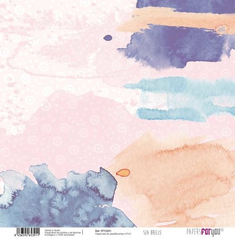 Papers For You Sea Breeze Canvas Scrap Pack (8pcs) (PFY-3385) (DISCONTINUED)