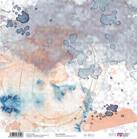 Papers For You Sea Breeze Canvas Scrap Pack (8pcs) (PFY-3385) (DISCONTINUED)