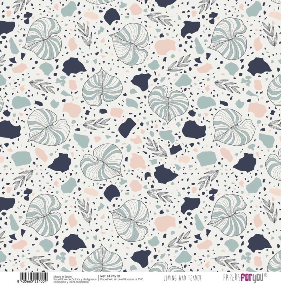 Papers For You Loving and Tender Canvas Scrap Pack (8pcs) (PFY-4207) (DISCONTINUED)