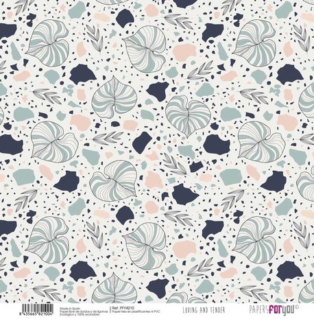 Papers For You Loving and Tender Canvas Scrap Pack (8pcs) (PFY-4207) (DISCONTINUED)