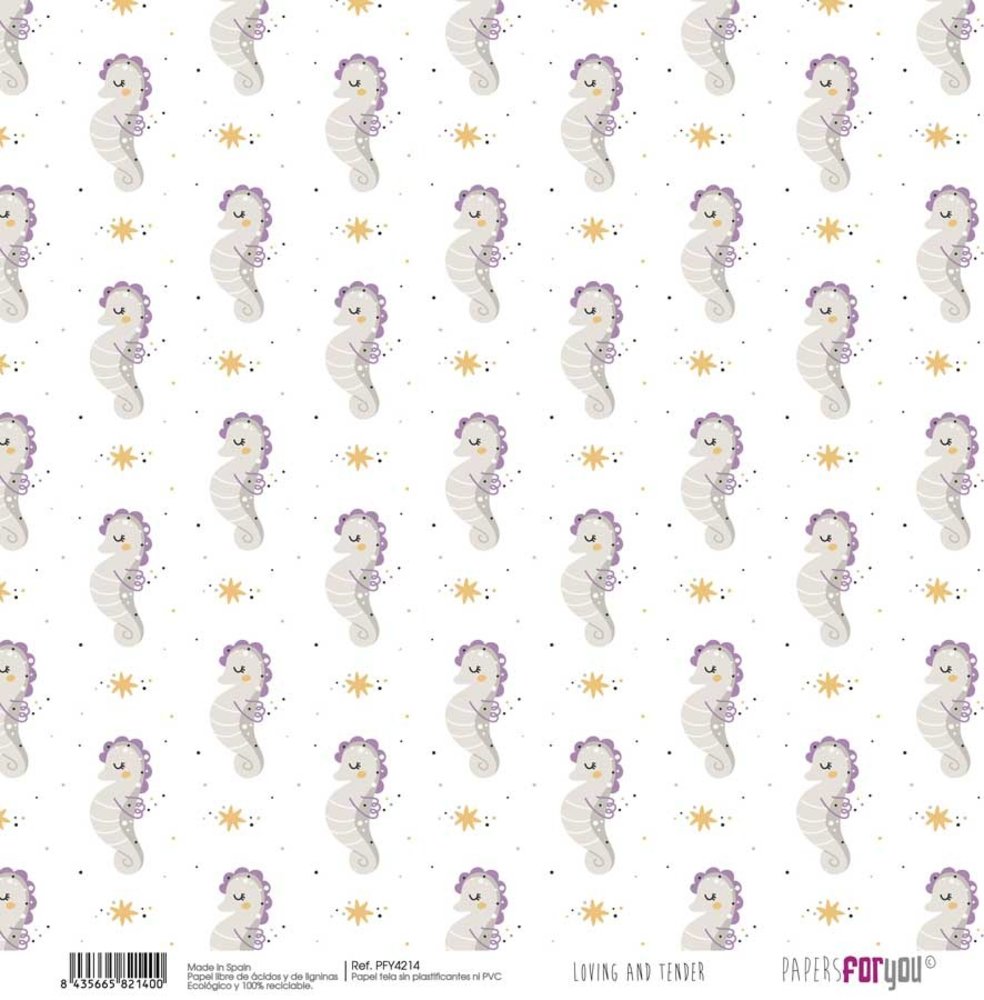 Papers For You Loving and Tender Canvas Scrap Pack (8pcs) (PFY-4207) (DISCONTINUED)