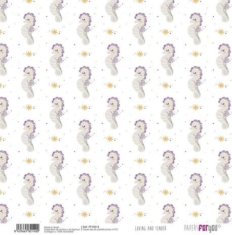 Papers For You Loving and Tender Canvas Scrap Pack (8pcs) (PFY-4207) (DISCONTINUED)