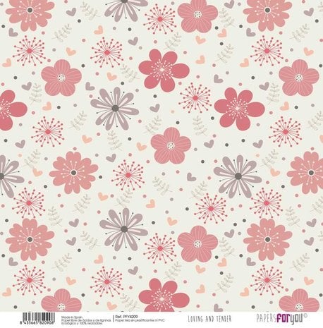 Papers For You Loving and Tender Canvas Scrap Pack (8pcs) (PFY-4207) (DISCONTINUED)