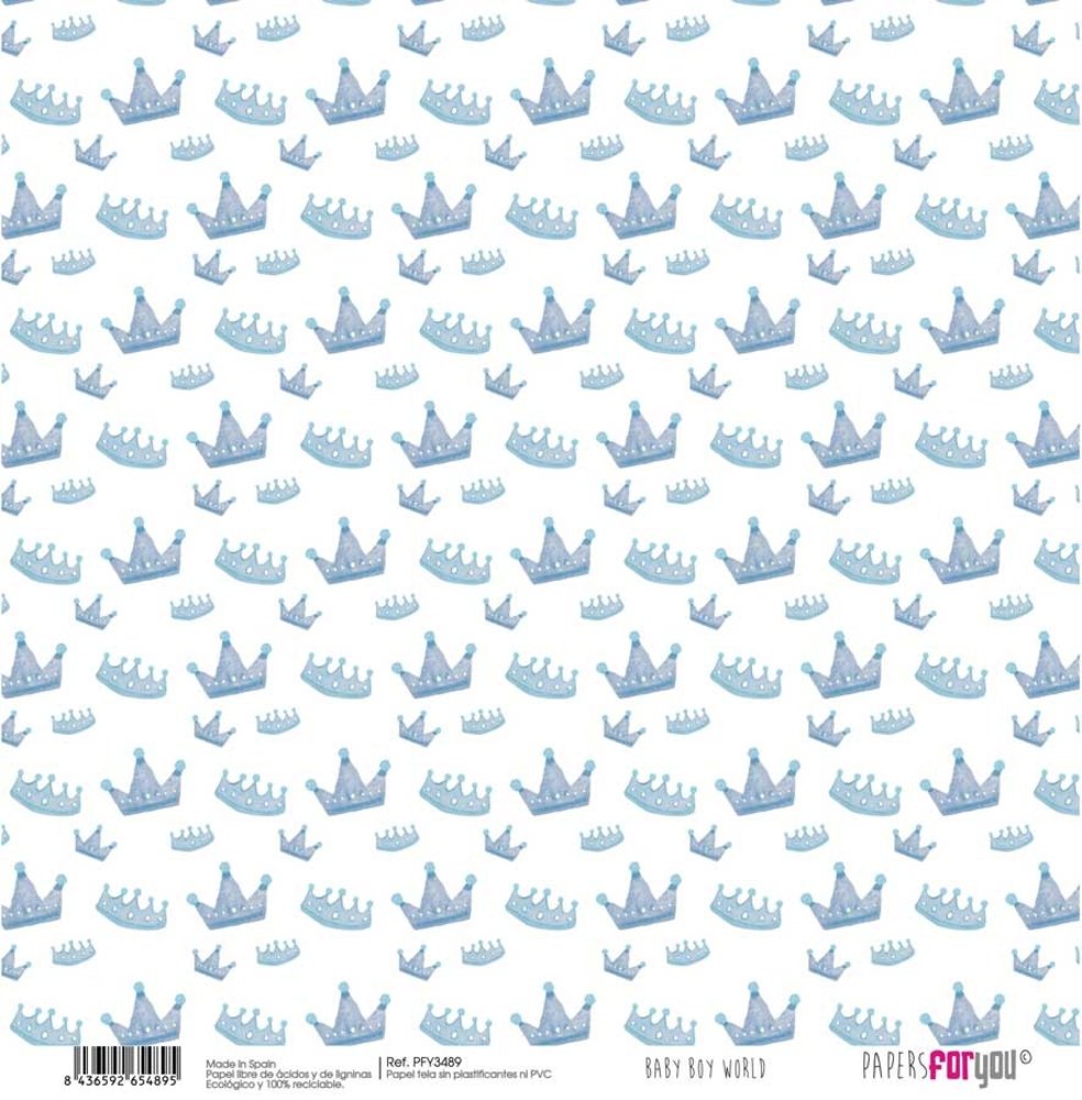 Papers For You Baby Boy World Canvas Scrap Pack (8pcs) (PFY-3481) (DISCONTINUED) Papers For You Baby Boy World Canvas Scrap Pack (8pcs) (PFY-3481) (DISCONTINUED)