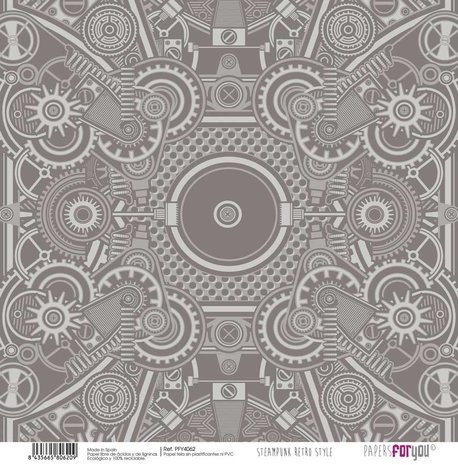 Papers For You Steampunk Retro Style Canvas Scrap Pack (8pcs) (PFY-4058) (DISCONTINUED) Papers For You Steampunk Retro Style Canvas Scrap Pack (8pcs) (PFY-4058) (DISCONTINUED)