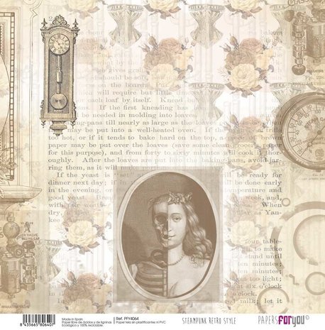 Papers For You Steampunk Retro Style Canvas Scrap Pack (8pcs) (PFY-4058) (DISCONTINUED) Papers For You Steampunk Retro Style Canvas Scrap Pack (8pcs) (PFY-4058) (DISCONTINUED)