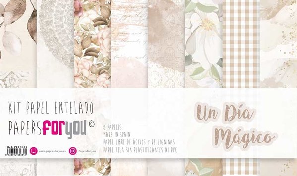 Papers For You Ninas Un Dia Magico Canvas Scrap Pack (8pcs) (PFY-3634) (DISCONTINUED) Papers For You Ninas Un Dia Magico Canvas Scrap Pack (8pcs) (PFY-3634) (DISCONTINUED)
