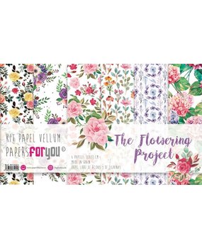 Papers For You The Flowering Project Vellum Paper Pack (6pcs) (PFY-3224) (DISCONTINUED)