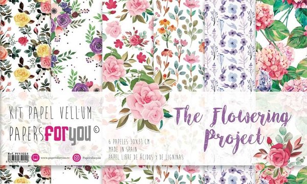 Papers For You The Flowering Project Vellum Paper Pack (6pcs) (PFY-3224) (DISCONTINUED) Papers For You The Flowering Project Vellum Paper Pack (6pcs) (PFY-3224) (DISCONTINUED)