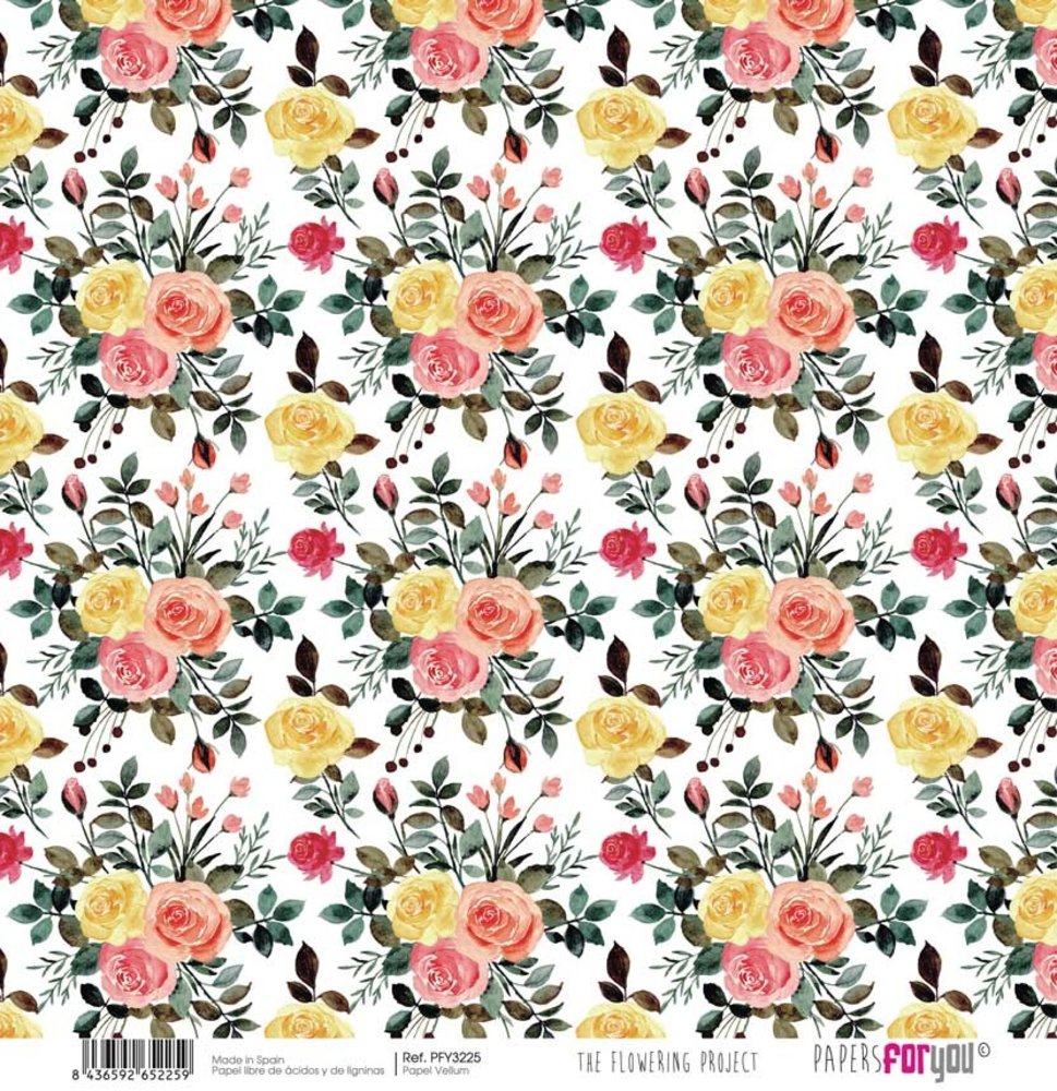 Papers For You The Flowering Project Vellum Paper Pack (6pcs) (PFY-3224) (DISCONTINUED) Papers For You The Flowering Project Vellum Paper Pack (6pcs) (PFY-3224) (DISCONTINUED)