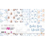 Papers For You Baby Boy World Vellum Paper Pack (6pcs) (PFY-3557) (DISCONTINUED)