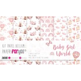 Papers For You Baby Girl World Vellum Paper Pack (6pcs) (PFY-3490) (DISCONTINUED)