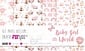 Baby Girl World Vellum Paper Pack (6pcs) (PFY-3490) (OUTLET)