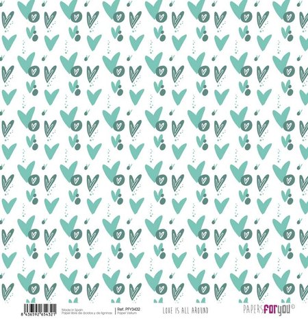 Papers For You Love Is All Around Vellum Paper Pack (8pcs) (PFY-3431) (DISCONTINUED)