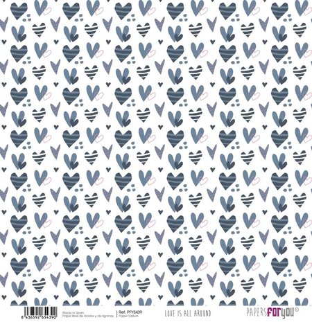 Papers For You Love Is All Around Vellum Paper Pack (8pcs) (PFY-3431) (DISCONTINUED)