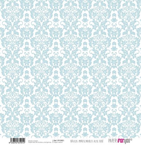 Papers For You Basicos Imprescindibles Azul Bebe Vellum Paper Pack (10pcs) (PFY-3896) (DISCONTINUED) Papers For You Basicos Imprescindibles Azul Bebe Vellum Paper Pack (10pcs) (PFY-3896) (DISCONTINUED)
