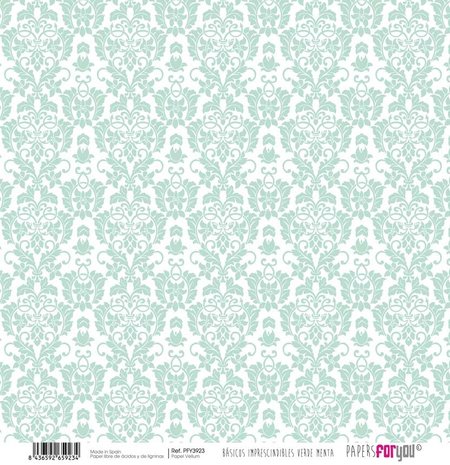 Papers For You Basicos Imprescindibles Verde Menta Vellum Paper Pack (10pcs) (PFY-3918) (DISCONTINUED) Papers For You Basicos Imprescindibles Verde Menta Vellum Paper Pack (10pcs) (PFY-3918) (DISCONTINUED)