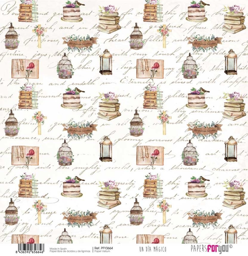 Papers For You Ninas Un Dia Magico Vellum Paper Pack (6pcs) (PFY-3662) (DISCONTINUED)