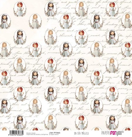 Papers For You Ninas Un Dia Magico Vellum Paper Pack (6pcs) (PFY-3662) (DISCONTINUED)