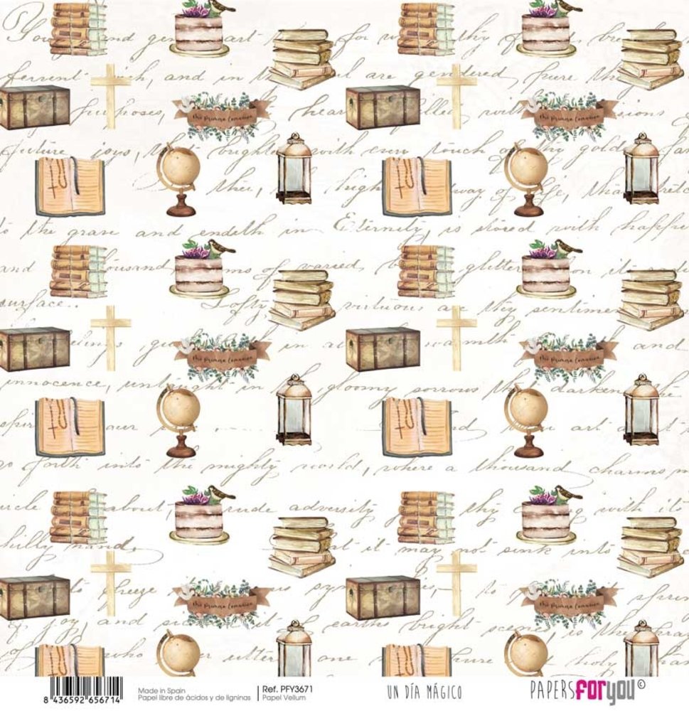 Papers For You Ninos Un Dia Magico Vellum Paper Pack (6pcs) (PFY-3669) (DISCONTINUED)