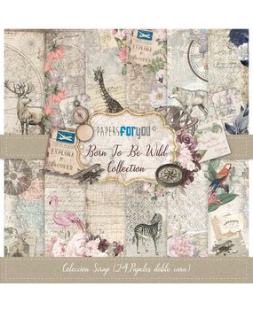 Papers For You Born To Be Wild Mini Scrap Paper Pack (24pcs) (PFY-3045) (DISCONTINUED)