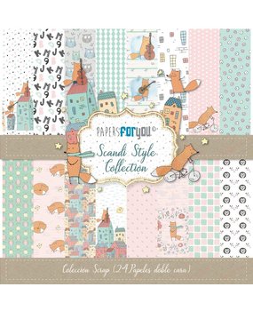 Papers For You Scandi Style Mini Scrap Paper Pack (24pcs) (PFY-3040) (DISCONTINUED)