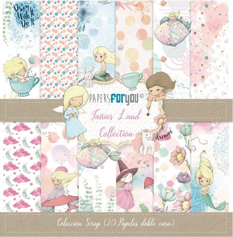 Papers For You Fairies Land Mini Scrap Paper Pack (20pcs) (PFY-4136) (DISCONTINUED)