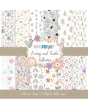 Papers For You Loving and Tender Mini Scrap Paper Pack (20pcs) (PFY-4138) (DISCONTINUED)