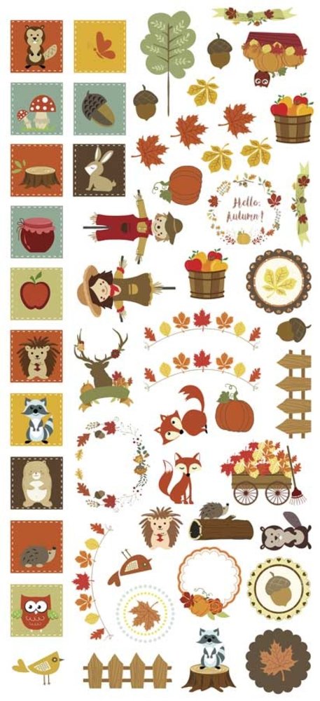 Papers For You Autumn Forest Die Cuts (PFY-3182) (DISCONTINUED) Papers For You Autumn Forest Die Cuts (PFY-3182) (DISCONTINUED)